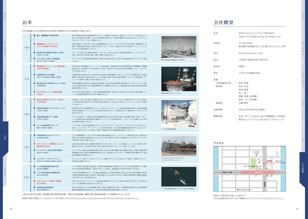 天然資源および環境保全エンジニアリング企業の会社案内パンフレット｜株式会社アイウェイヴ パンフレット制作・リーフレット/チラシ作成